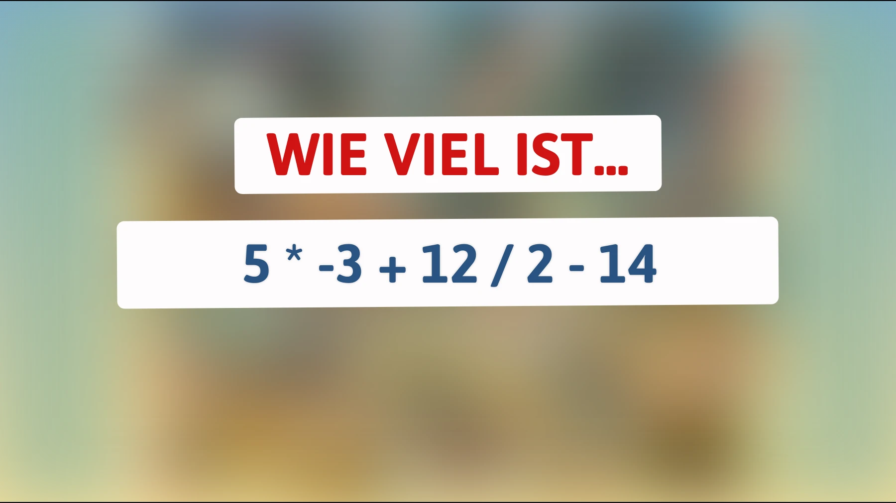 Knobeln für Lebensprofis: Knacken Sie dieses Mathe-Rätsel, das Ihr Gehirn auf Hochtouren bringt!"